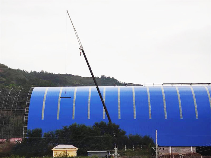 米泉煤棚网架工程